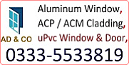 Glass Aluminium / uPVC Windows & Doors Islamabad Rawalpindi